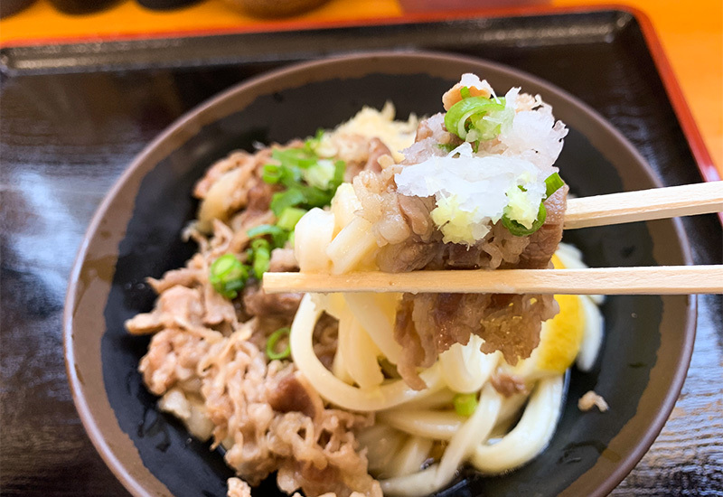 画像：肉うどん